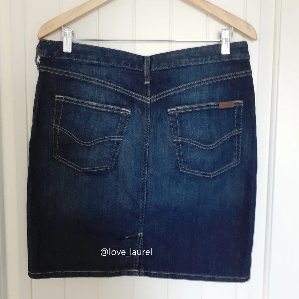 Carhartt Original Fit Denim Skirt in Vintage Night Blue Size 10